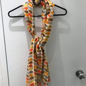 Orla Kiely Uniqlo Petal Pattern Scarf